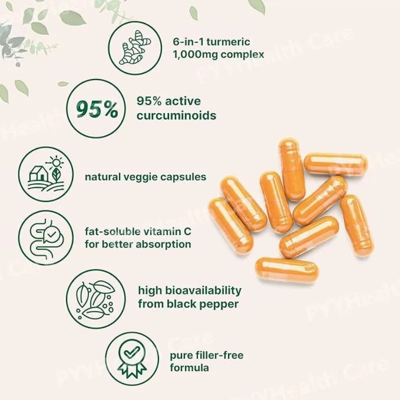 Pure Turmeric Curcumin 95, 1,000 mg (120 Capsules)