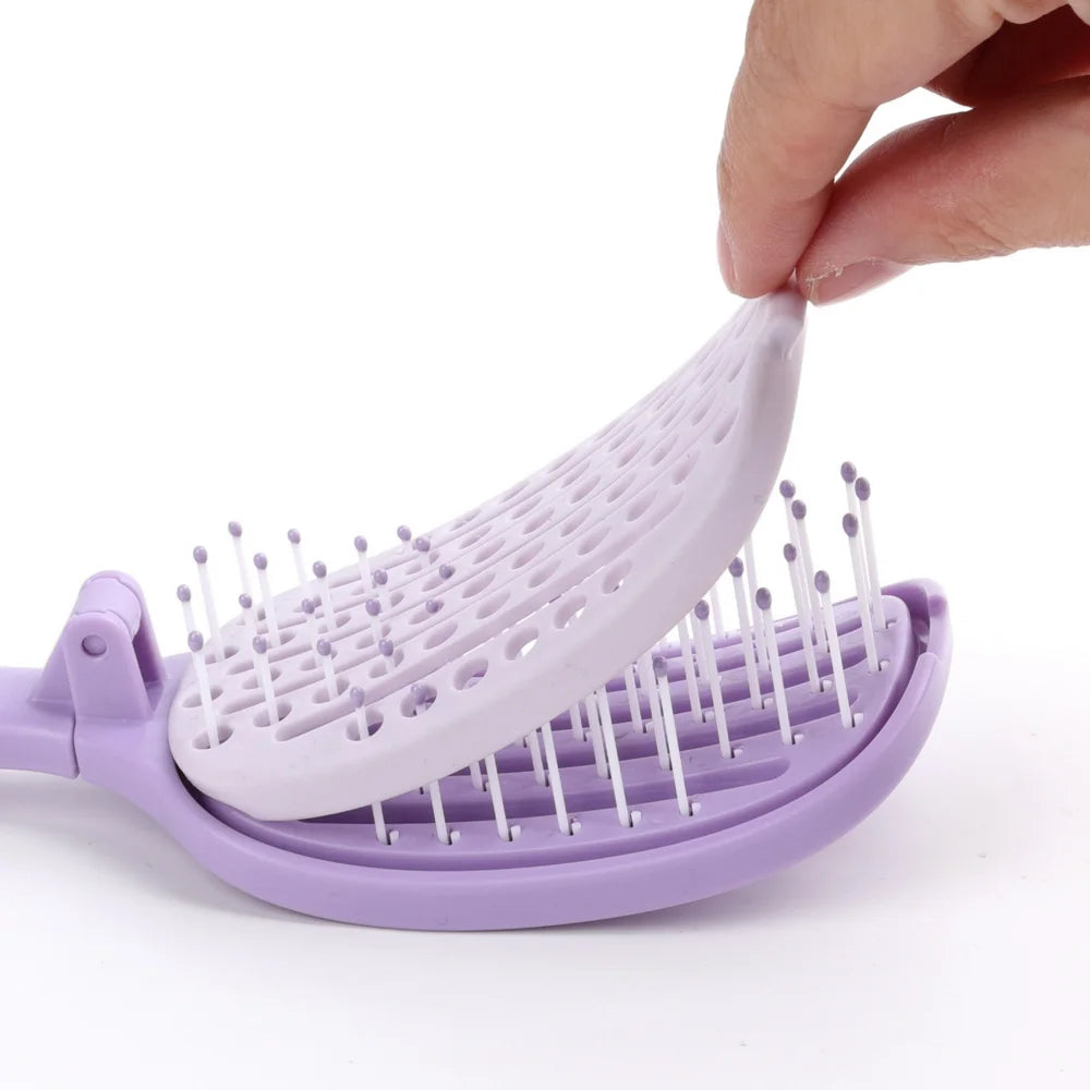 Self-Cleaning Detangling Hair Brush