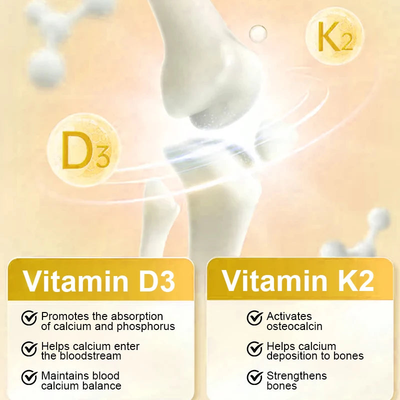 Bcuelov Vitamin D3 5,000 IU + K2 (120 Capsules)