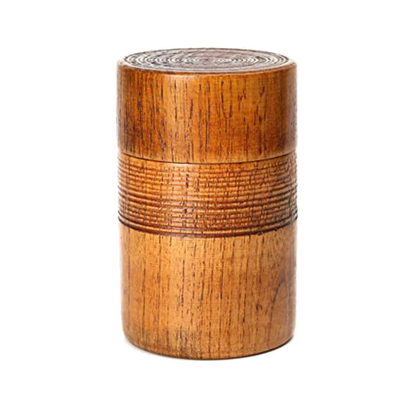 Handmade Wooden Tea Canister