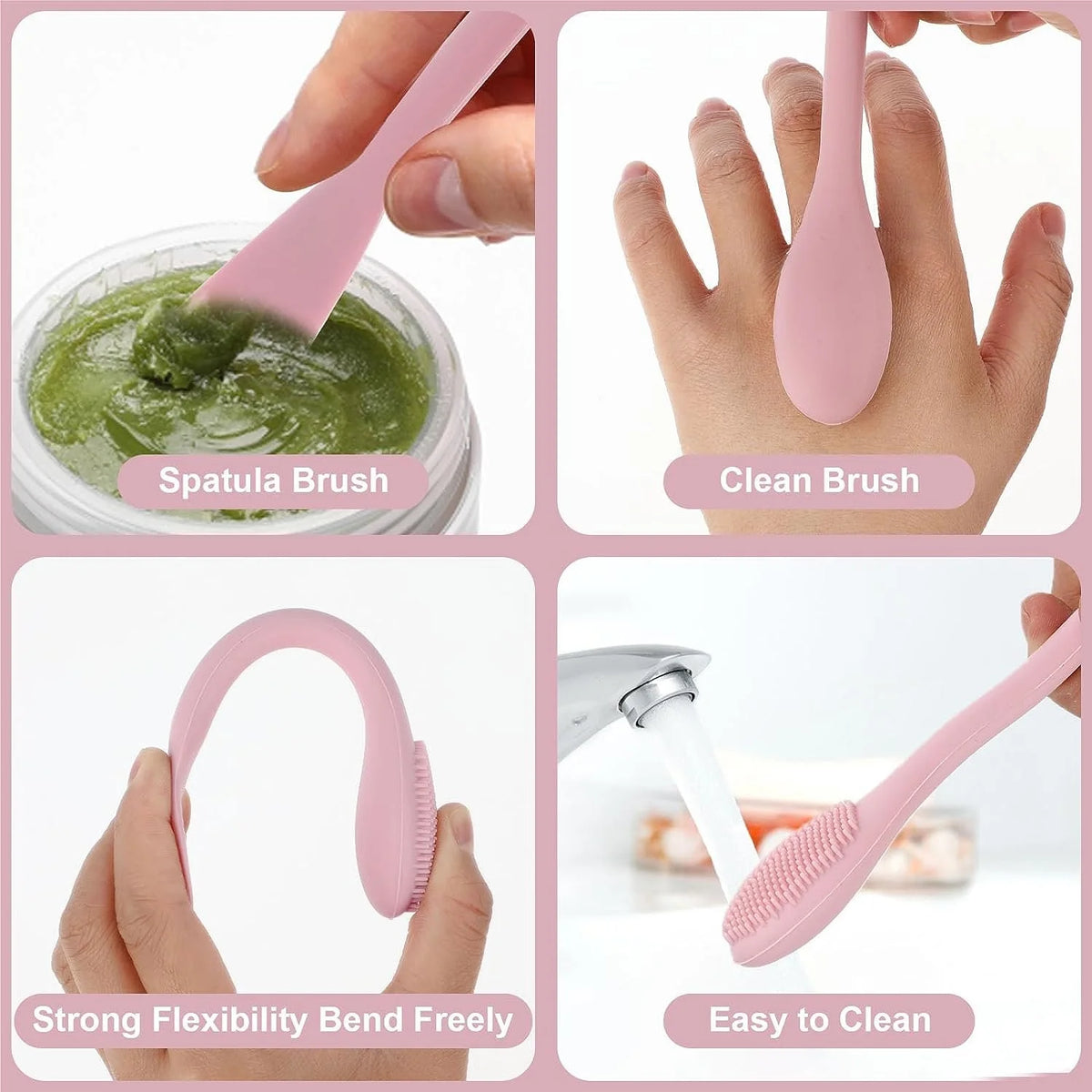 2-in-1 Silicone Face Mask Brush