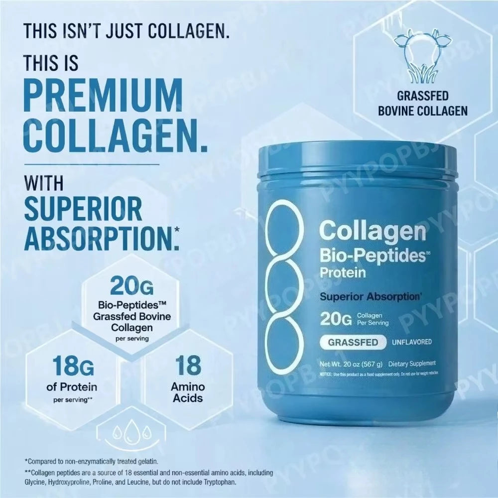 Collagen Bio-Peptides Powder, Unflavored (567 g)