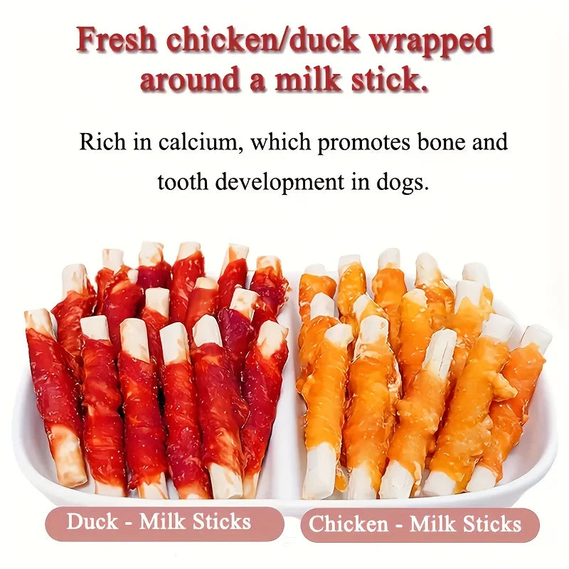Duck & Sweet Potato Wrapped Dog Treats