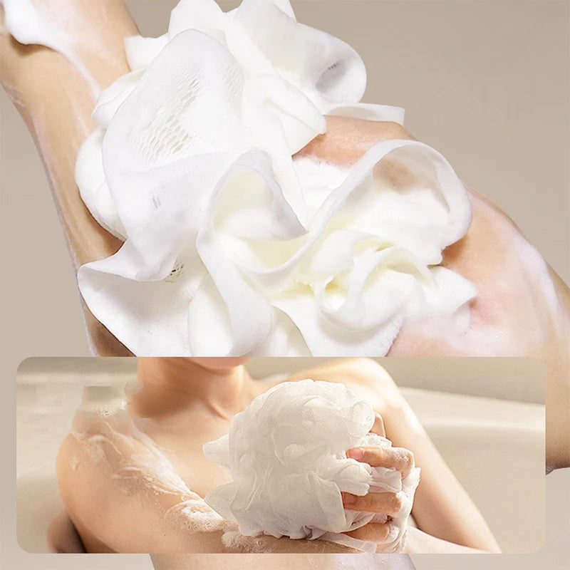 2-in-1 Bath Flower Loofah with Soap Pocket