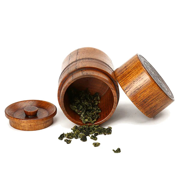 Handmade Wooden Tea Canister