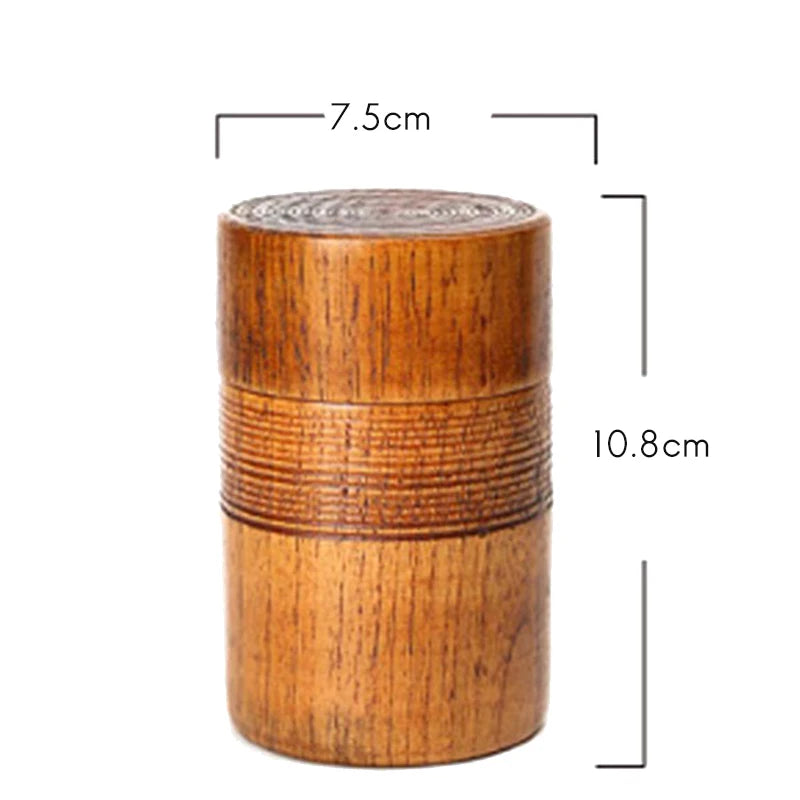 Handmade Wooden Tea Canister
