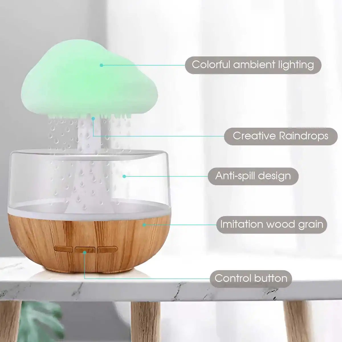 Rain Cloud Humidifier & Aroma Diffuser