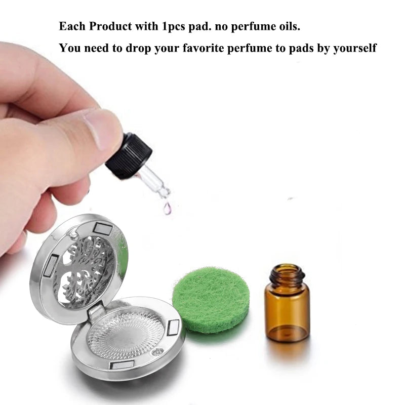 Tree of Life Aromatherapy Diffuser Necklace