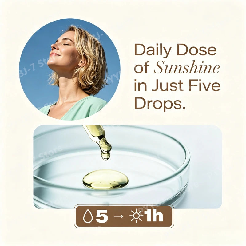 Vegan Vitamin D3 + K2 Liquid Drops