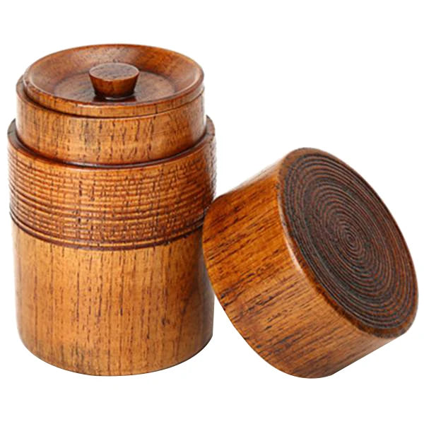 Handmade Wooden Tea Canister