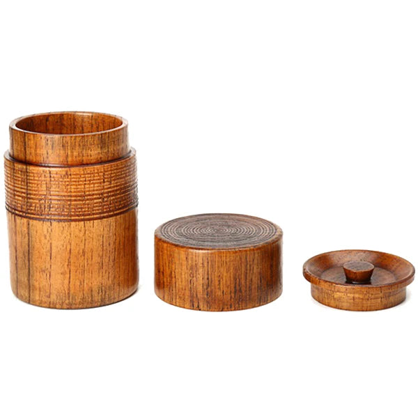 Handmade Wooden Tea Canister