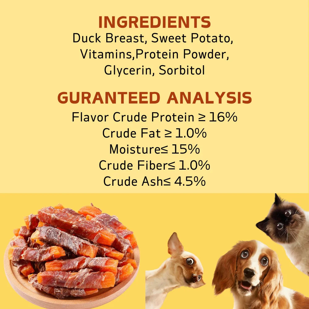 Duck & Sweet Potato Wrapped Dog Treats