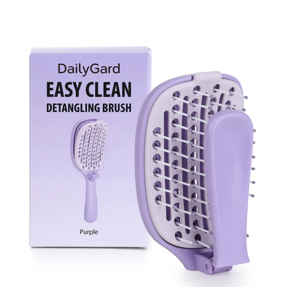 Self-Cleaning Detangling Hair Brush