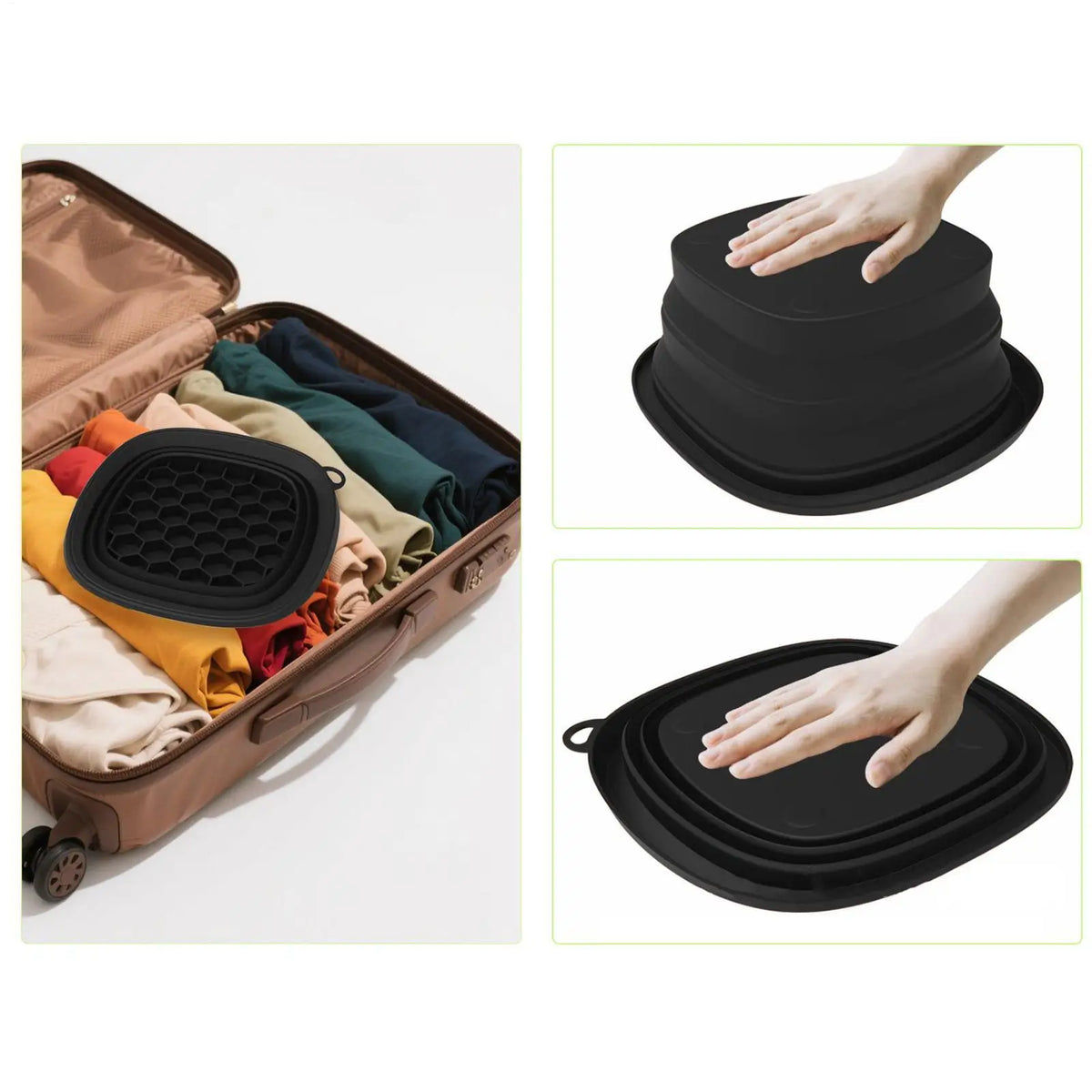 Collapsible Face Ice Bath Bowl