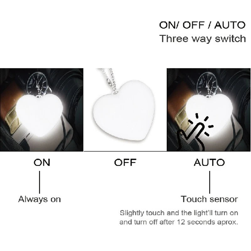 Heart Purse Light with Touch Sensor